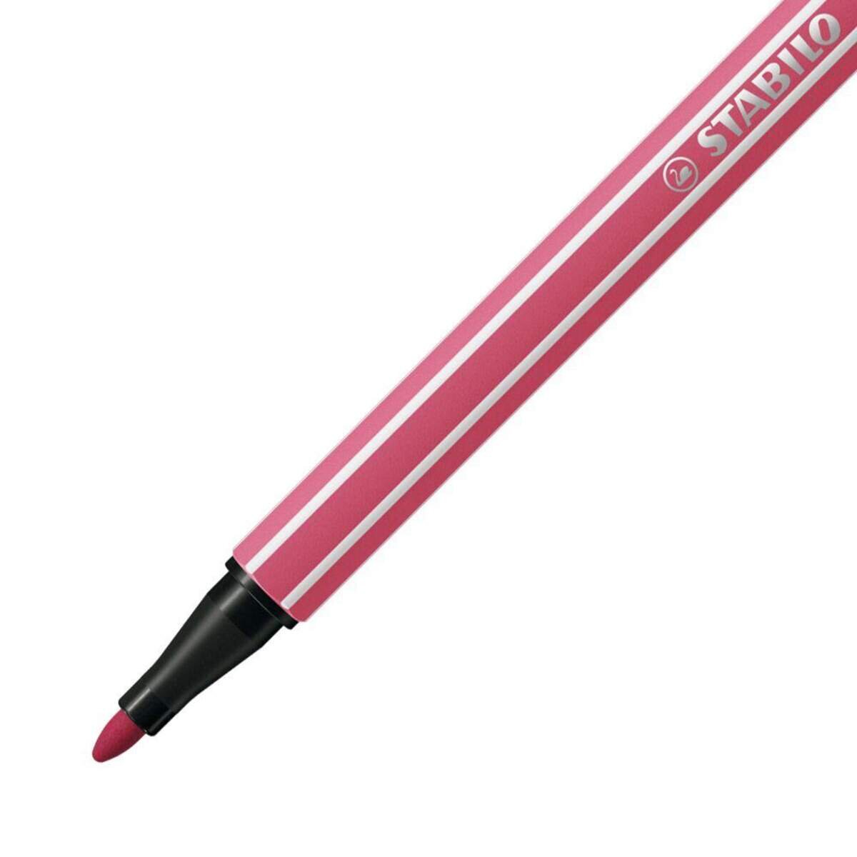 Premium-Filzstift - STABILO Pen 68 - Einzelstift - erdbeerrot