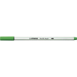Premium-Filzstift mit Pinselspitze für variable Strichstärken - STABILO Pen 68 brush - Einzelstift - smaragdgrün