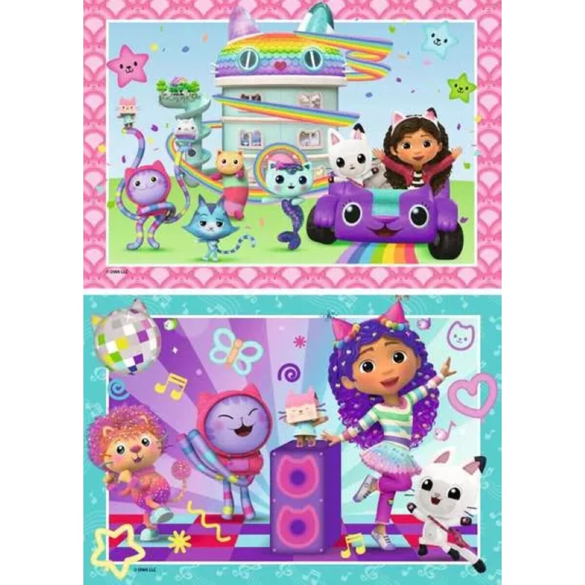 Ravensburger 2 Kinderpuzzle 24 Teile Bereit zu feiern! 26 x 18 cm