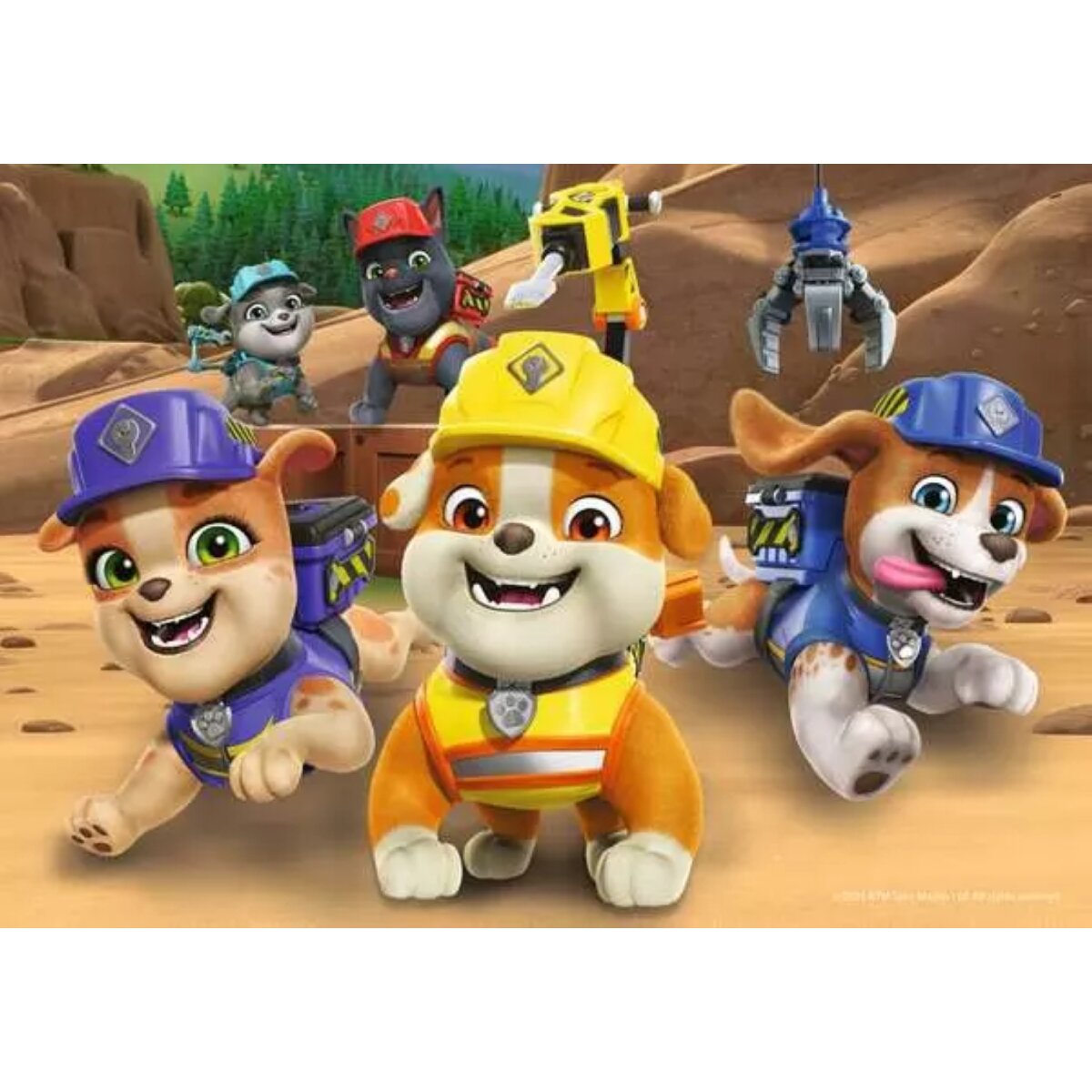 Ravensburger 2 Kinderpuzzle 12 Teile Bulldoge Rubble und sein Team 28 x 19 x 4 cm