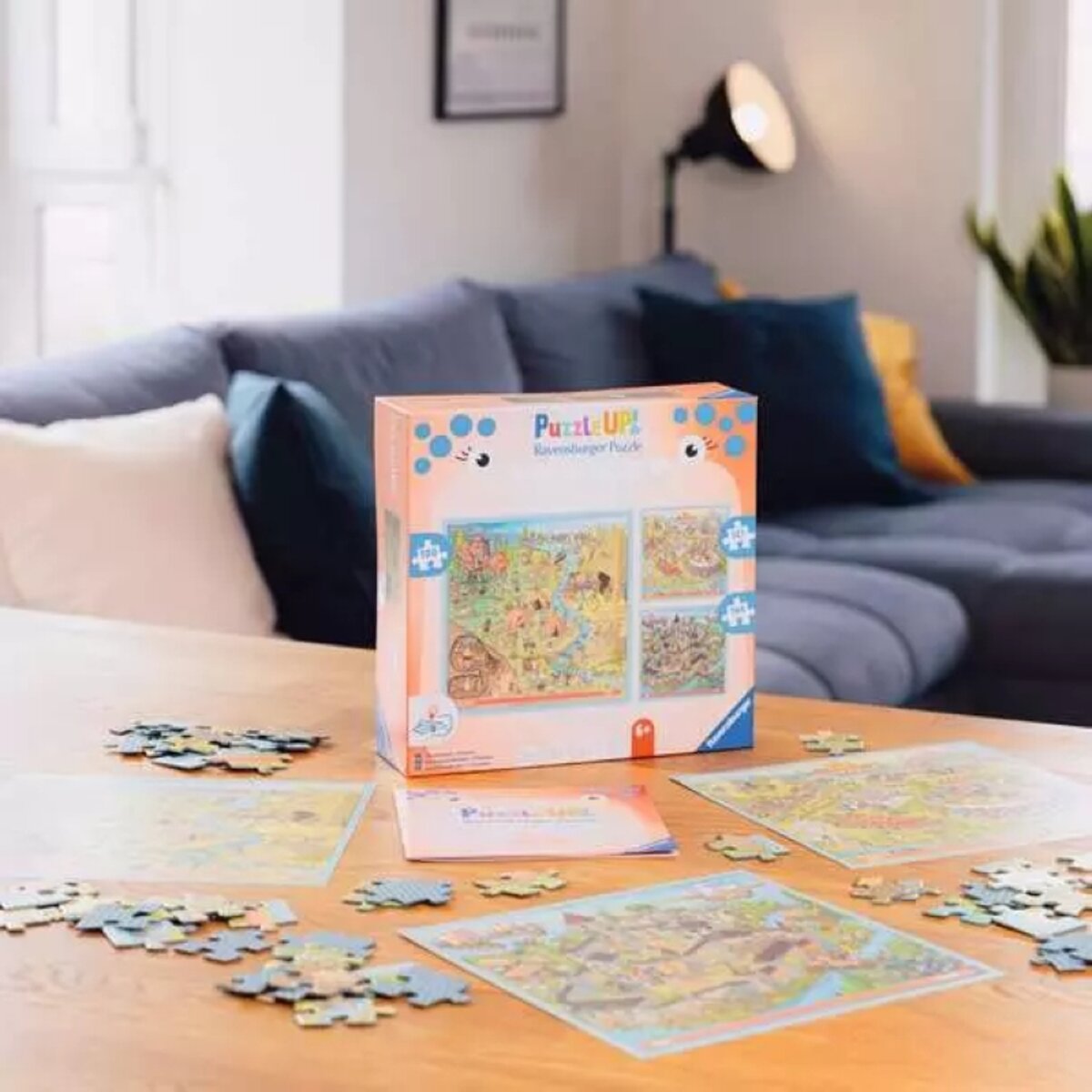 Ravensburger 3 Kinderpuzzle 100 + 121 + 144 Teile Steinzeit Altes Rom Mittelalter