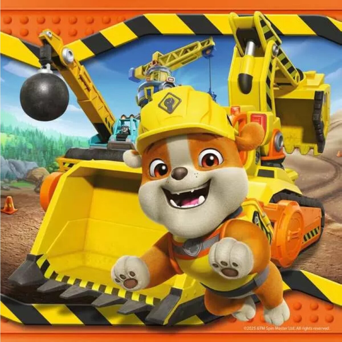 Ravensburger 3 Kinderpuzzle 49 Teile Arbeitsfahrzeuge 21 x 21 x 0,2 cm