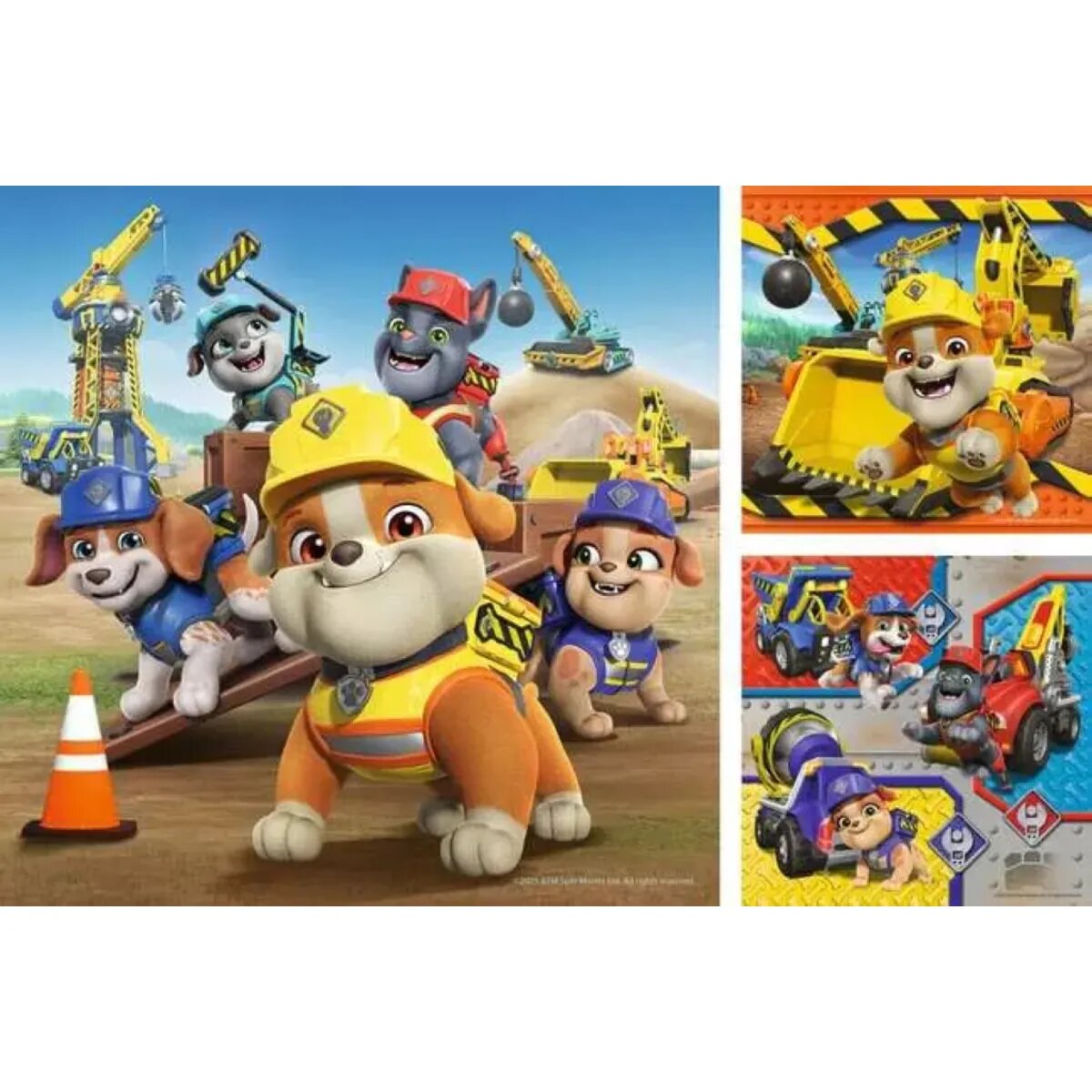 Ravensburger 3 Kinderpuzzle 49 Teile Arbeitsfahrzeuge 21 x 21 x 0,2 cm