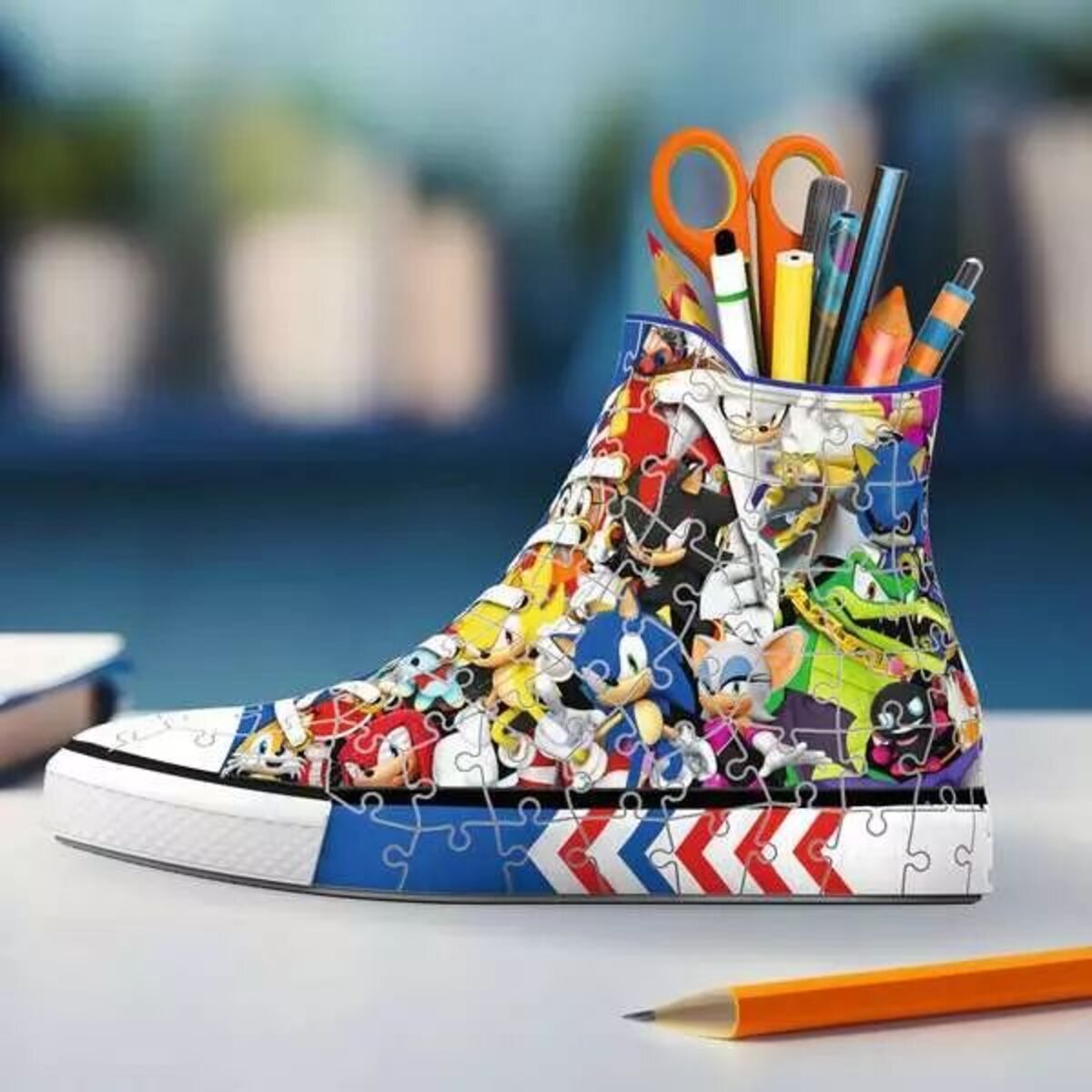 Ravensburger 3D Puzzle - Sneaker Sonic the Hedgehog, 112 Teile