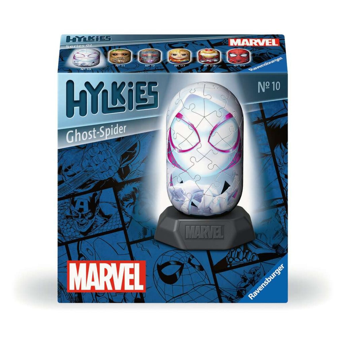 Ravensburger 3D Puzzle - Hylkies Marvel #10 Ghost Spider, 54 Teile