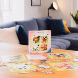 Ravensburger 4 Kinderpuzzle 4 + 6 + 8 + 10 Teile Bauernhoftiere 19 x 19 cm