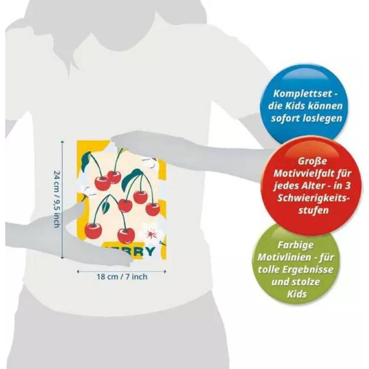 Ravensburger CreArt Malen nach Zahlen Kirschen
