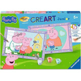 Ravensburger CreArt Malen nach Zahlen Peppa's Familie
