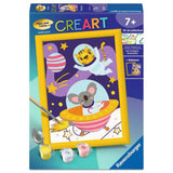 Ravensburger CreArt Malen nach Zahlen Tiere im All