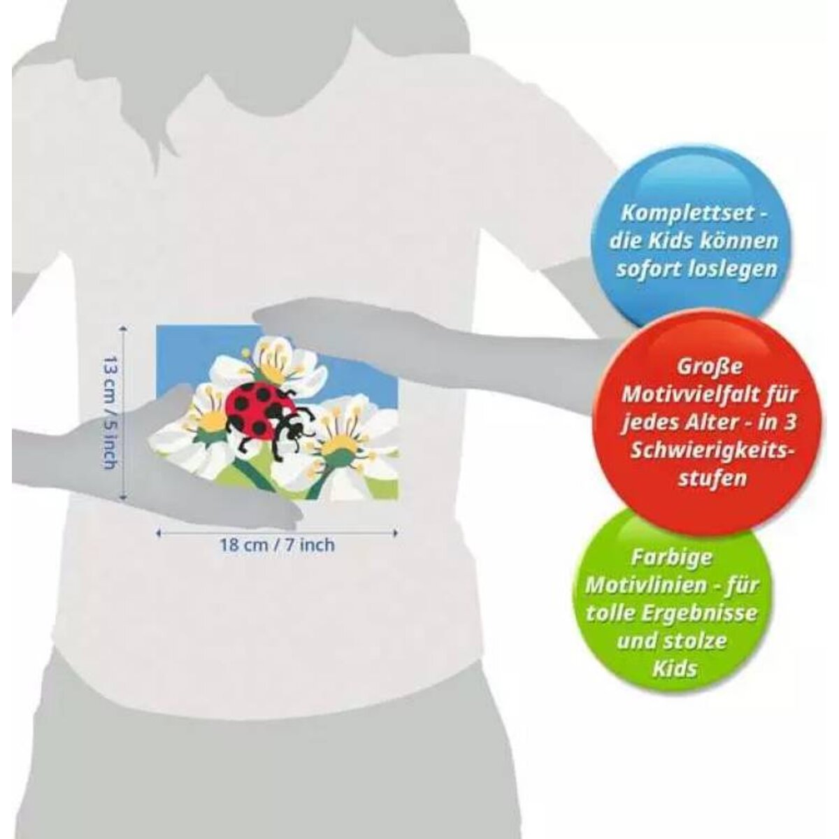 Ravensburger CreArt Malen nach Zahlen Marienkäfer