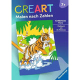 Ravensburger CreArt Malen nach Zahlen ab 7: Gefährliche Tiere