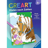 Ravensburger CreArt Malen nach Zahlen ab 5: Pferde