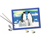 Ravensburger CreArt Malen nach Zahlen Pinguin-Familie