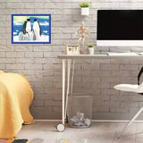 Ravensburger CreArt Malen nach Zahlen Pinguin-Familie