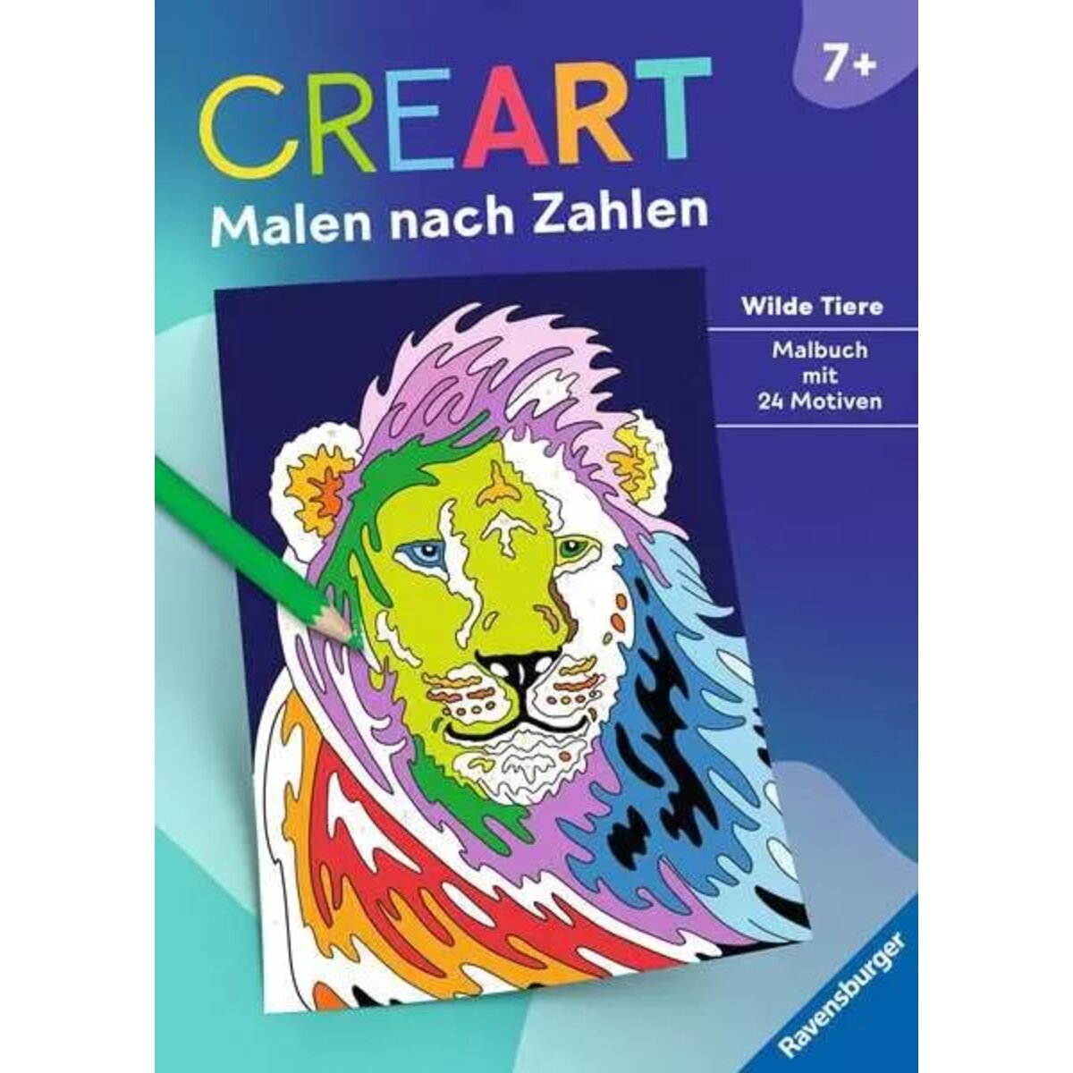 Ravensburger CreArt Malen nach Zahlen ab 7: Wilde Tiere