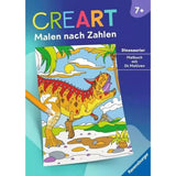 Ravensburger CreArt Malen nach Zahlen ab 7: Dinosaurier