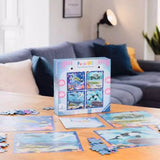 Ravensburger 4 Kinderpuzzle 64 + 72 + 81 + 90 Teile Meereszeiten 33,3 x 33,3 cm