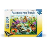 Ravensburger Kinderpuzzle 100 Teile Wunderwelt der Insekten 49 x 36 cm