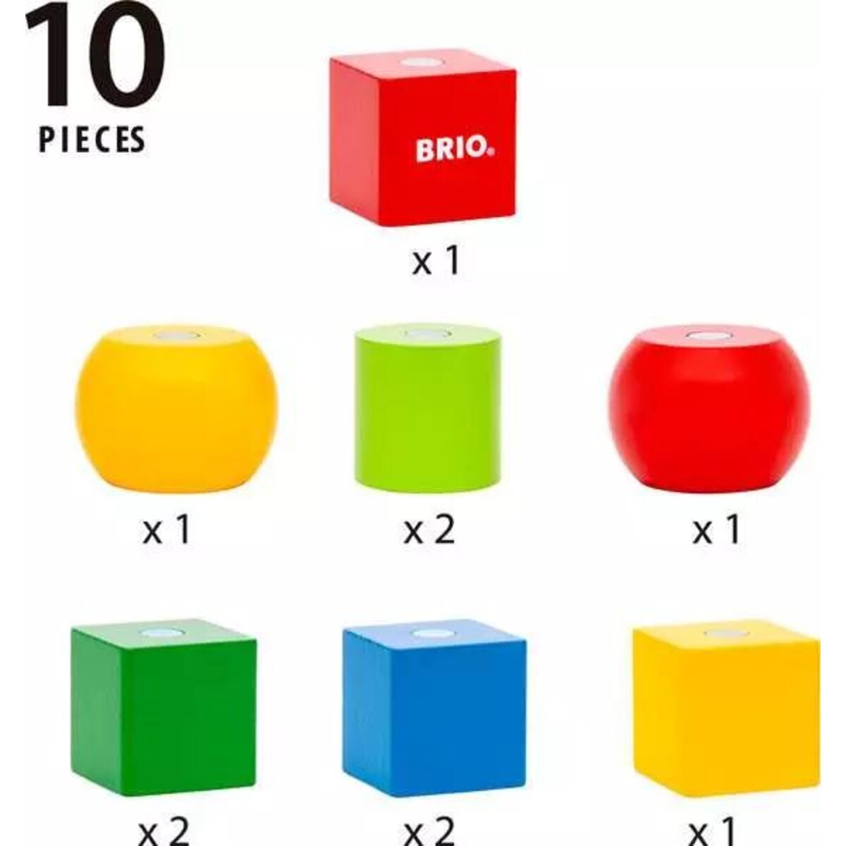 BRIO Magnetische Holzbausteine