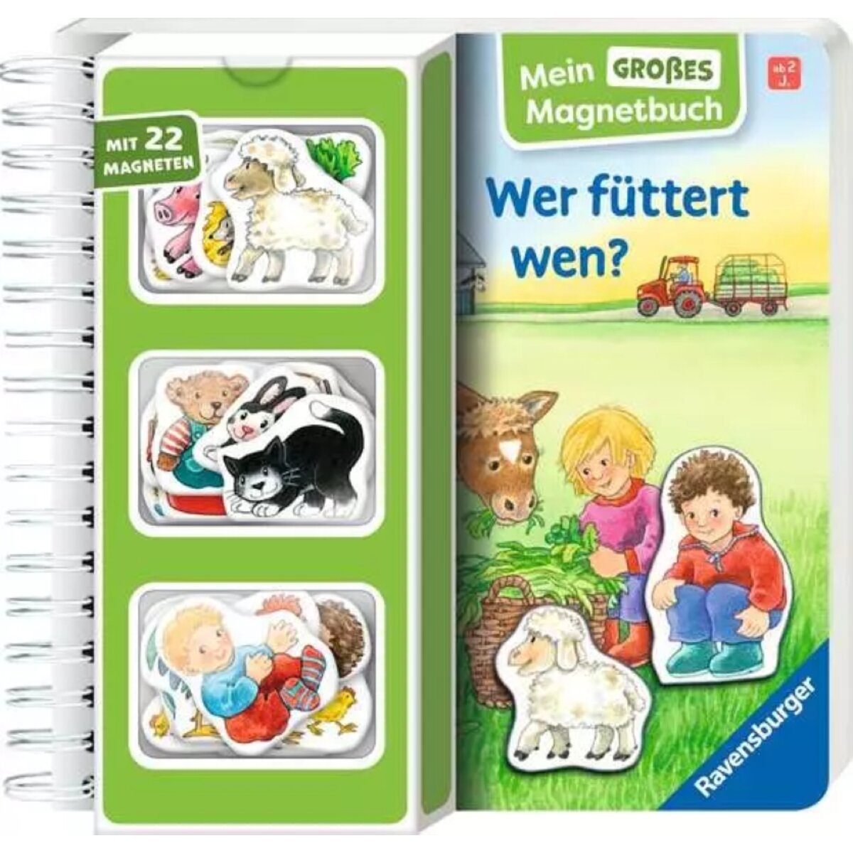 Ravensburger Mein großes Magnetbuch Wer füttert wen?