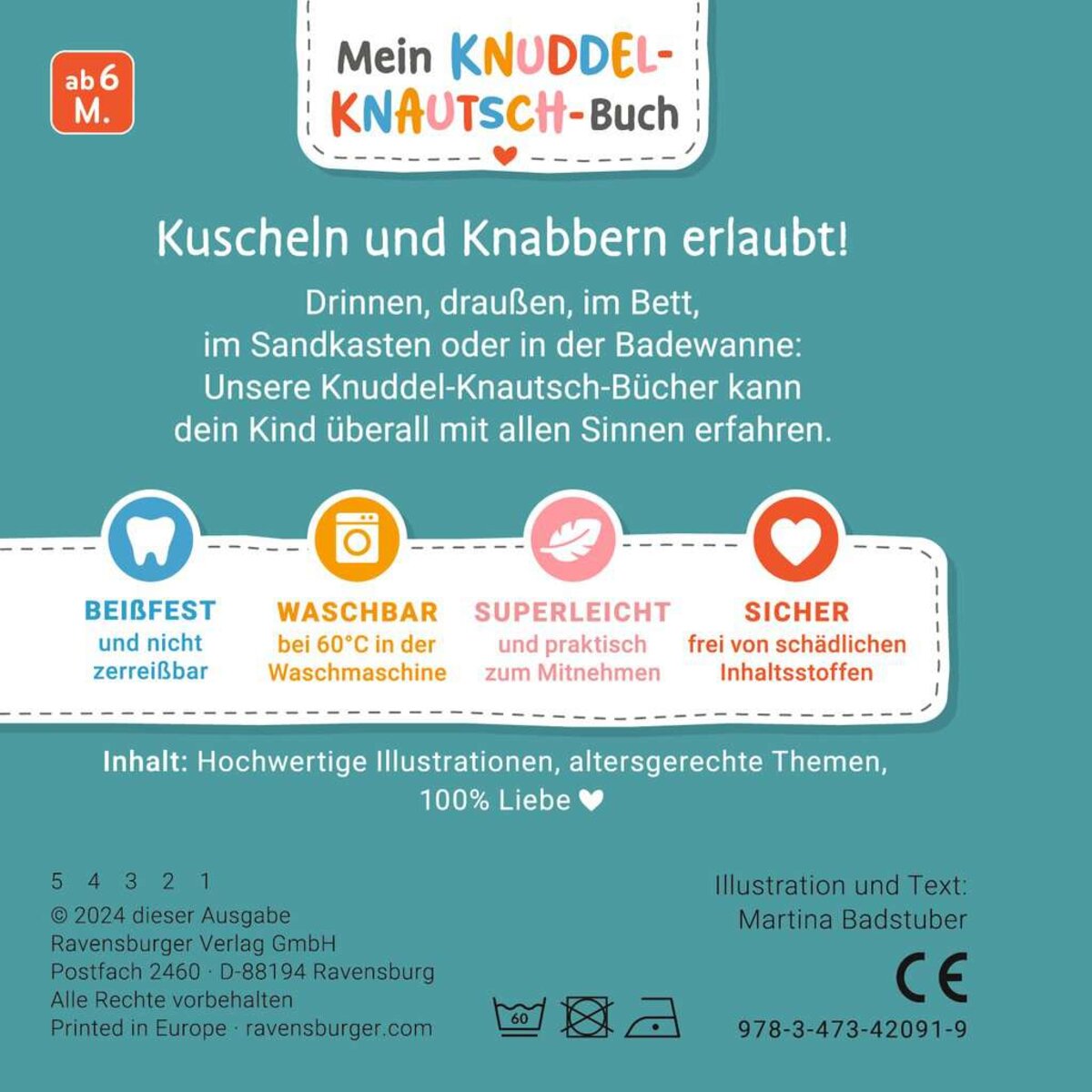 Ravensburger Mein Knuddel-Knautsch-Buch: Gute Nacht, alles schläft!