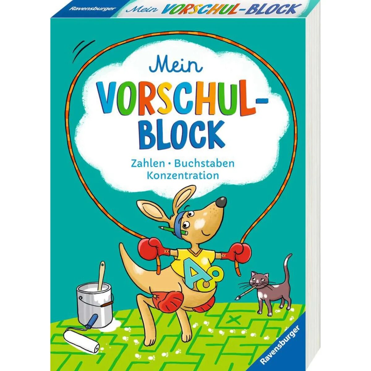 Ravensburger Mein Vorschul-Block - Zahlen, Buchstaben, Konzentration