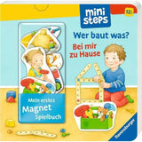 Ravensburger ministeps: Mein erstes Magnetbuch: Wer baut was? Bei mir zu Hause