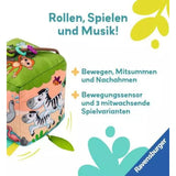 Ravensburger play+ Motorik-Musik-Spiel-Würfel: Wilde Tiere