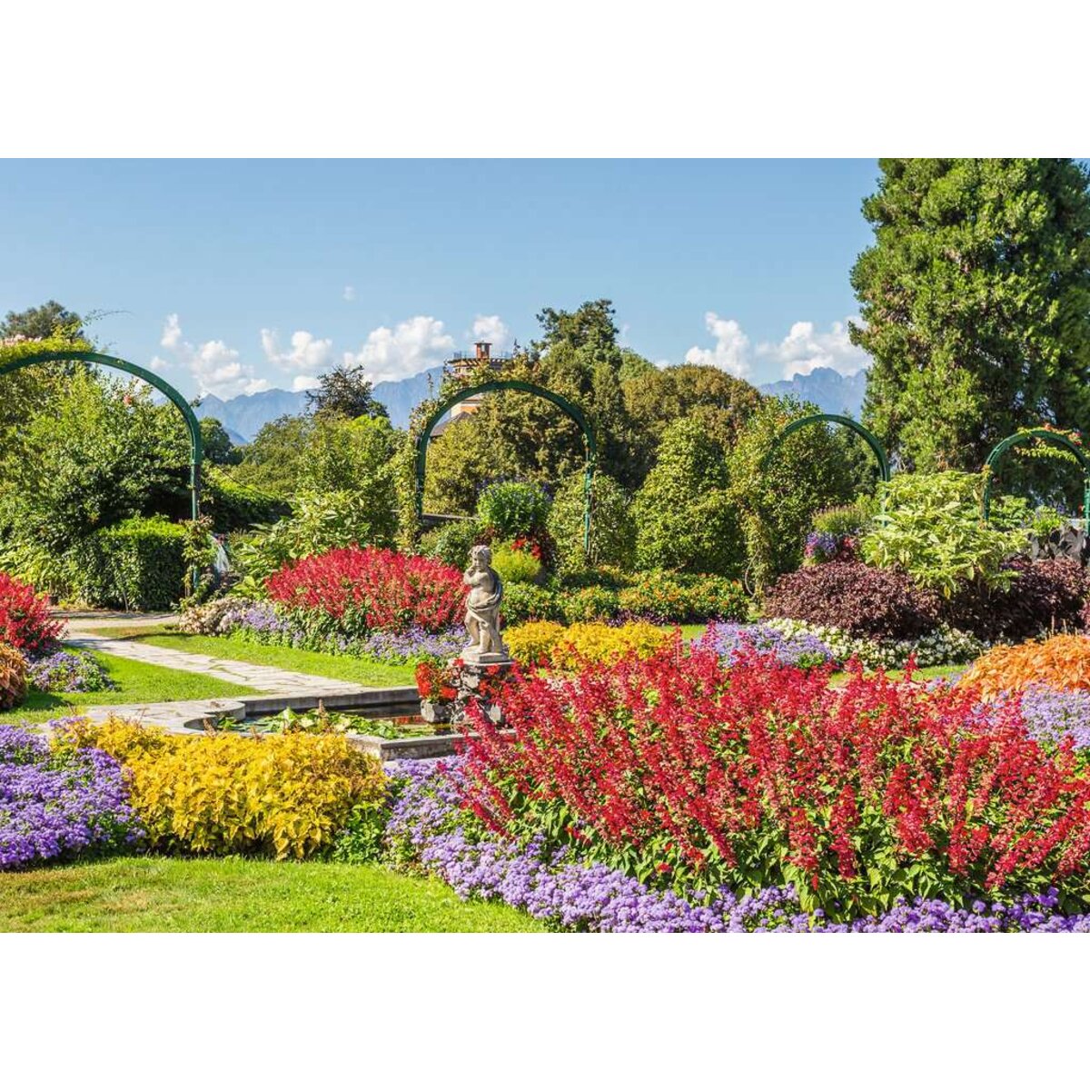 Ravensburger Puzzle - Beautiful Garens: Park of Villa Pallavicino, Stresa, Italy, 1000 Teile