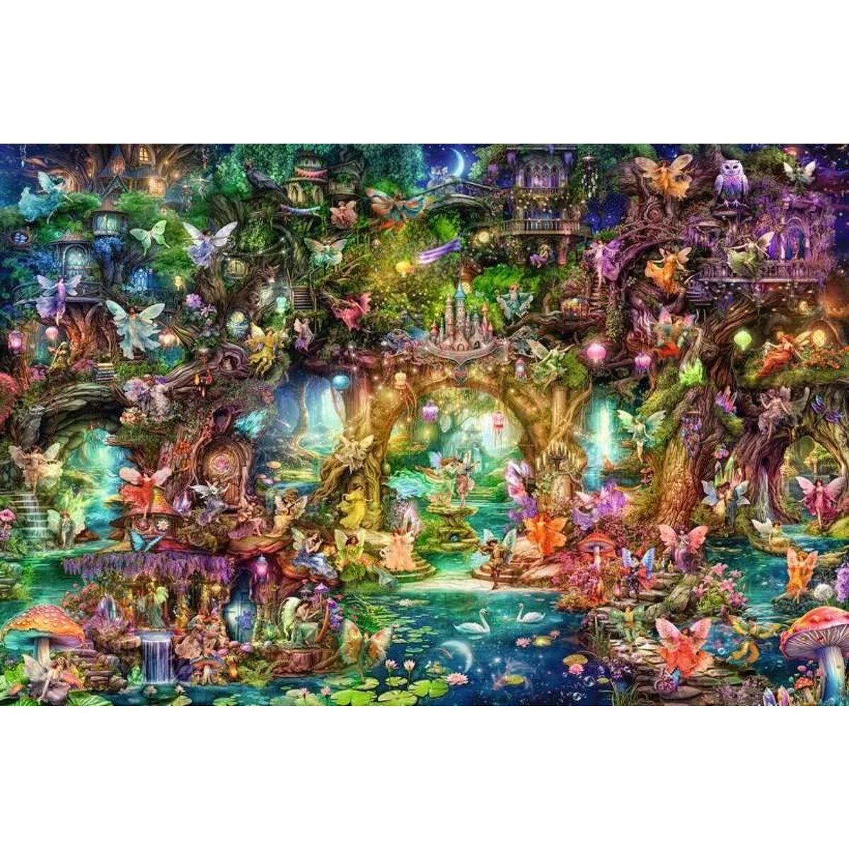 Ravensburger Puzzle - Die verborgene Welt der Feen, 4000 Teile