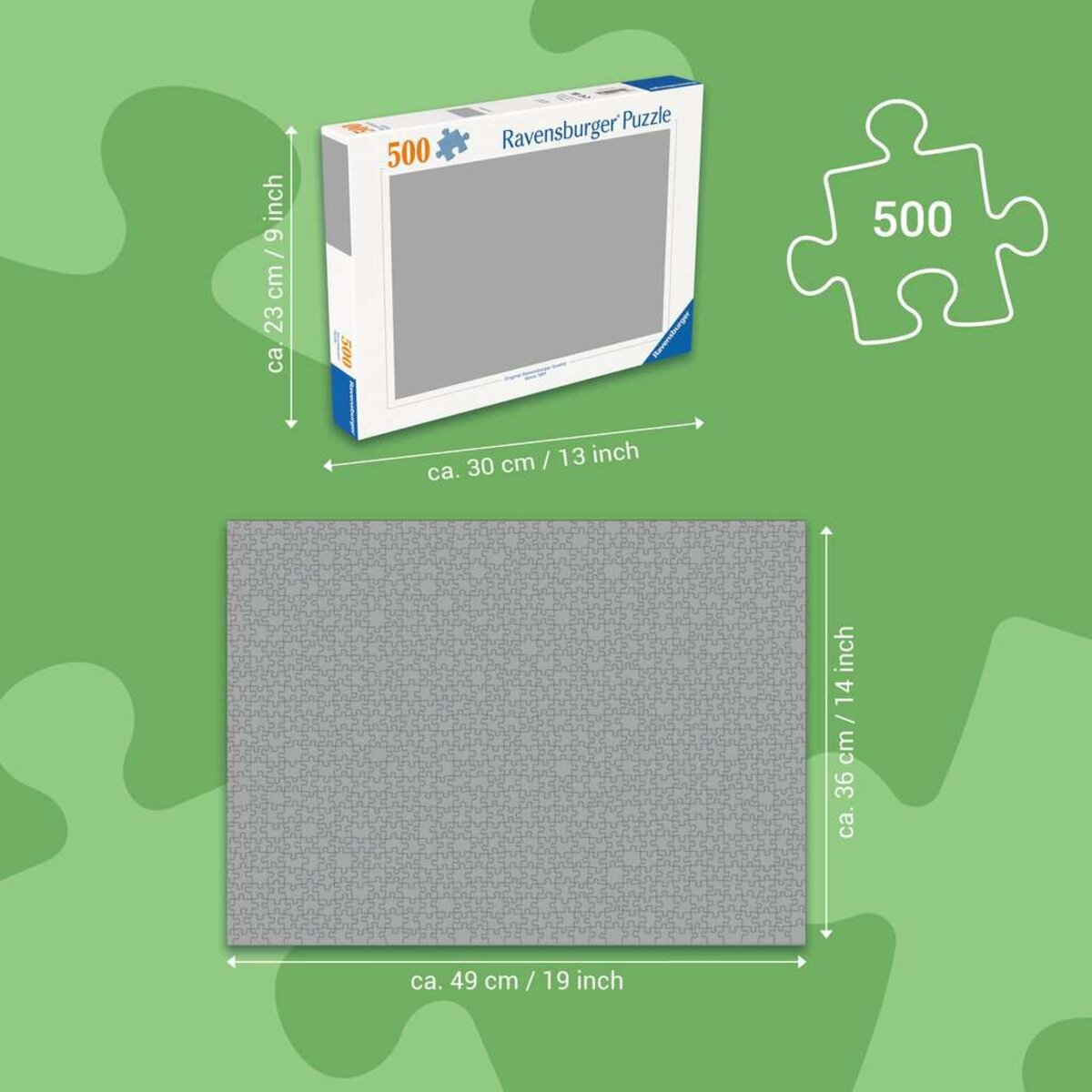 Ravensburger Puzzle - Farbenfrohe Quallen, 500 Teile