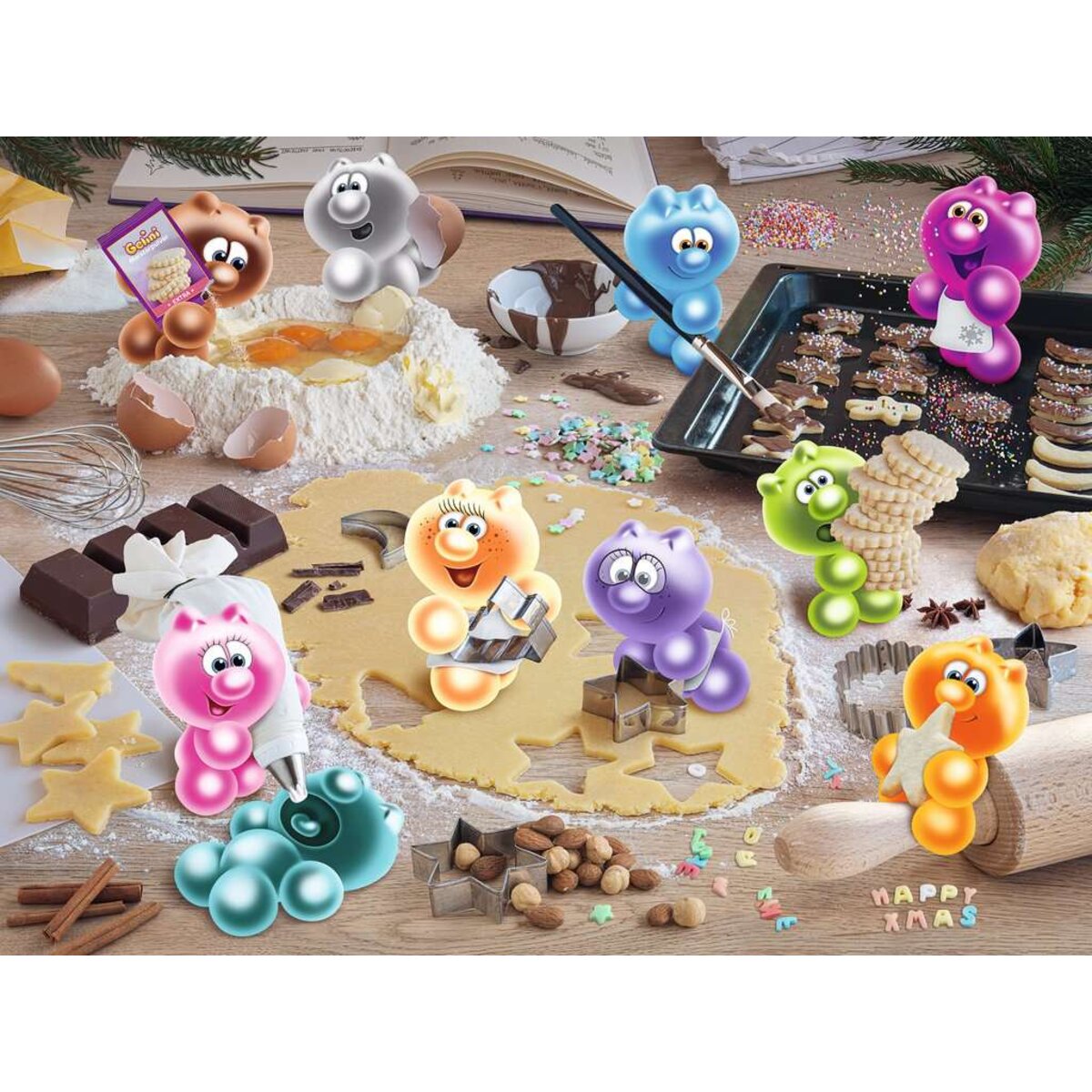 Ravensburger Puzzle - Gelinis Weihnachtsbäckerei, 1500 Teile