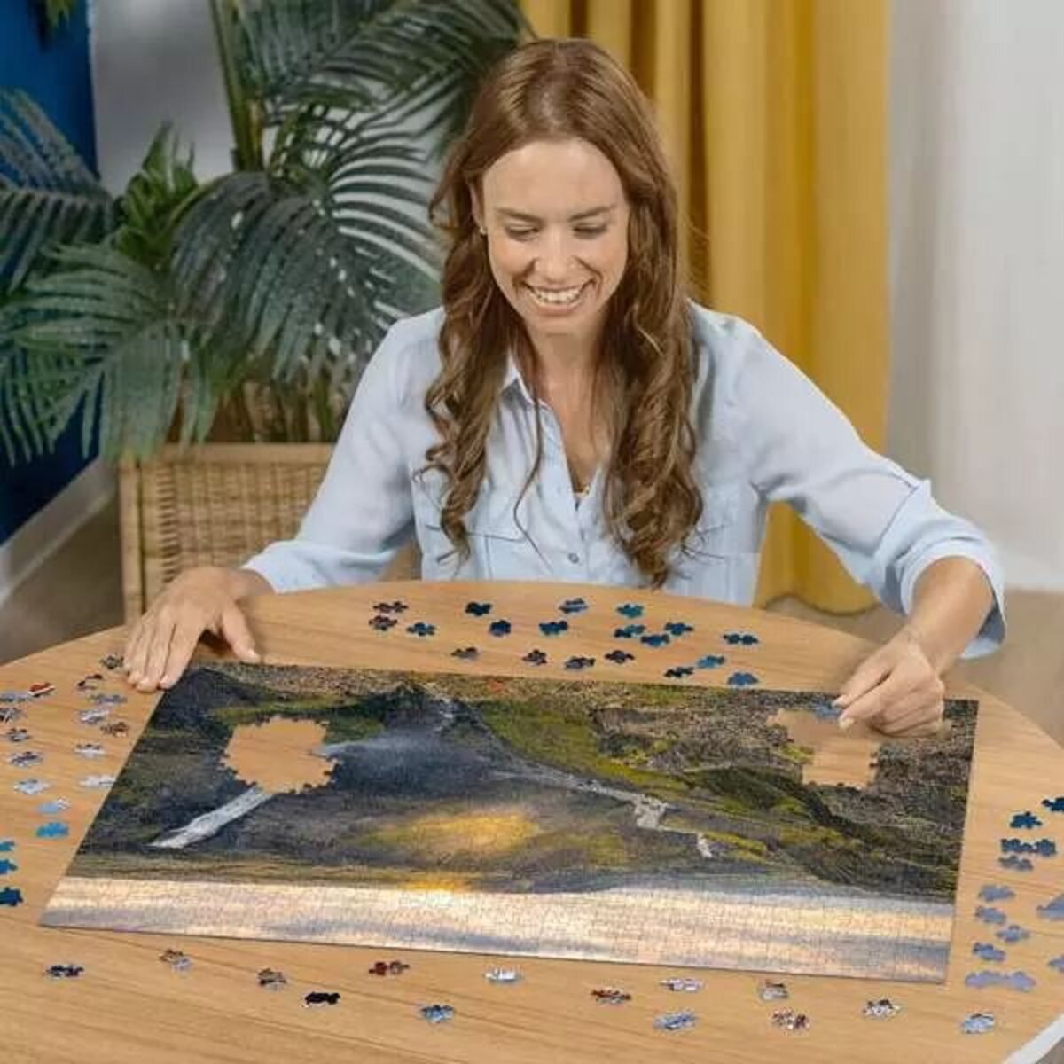 Ravensburger Puzzle - Haifoss auf Island, 1000 Teile
