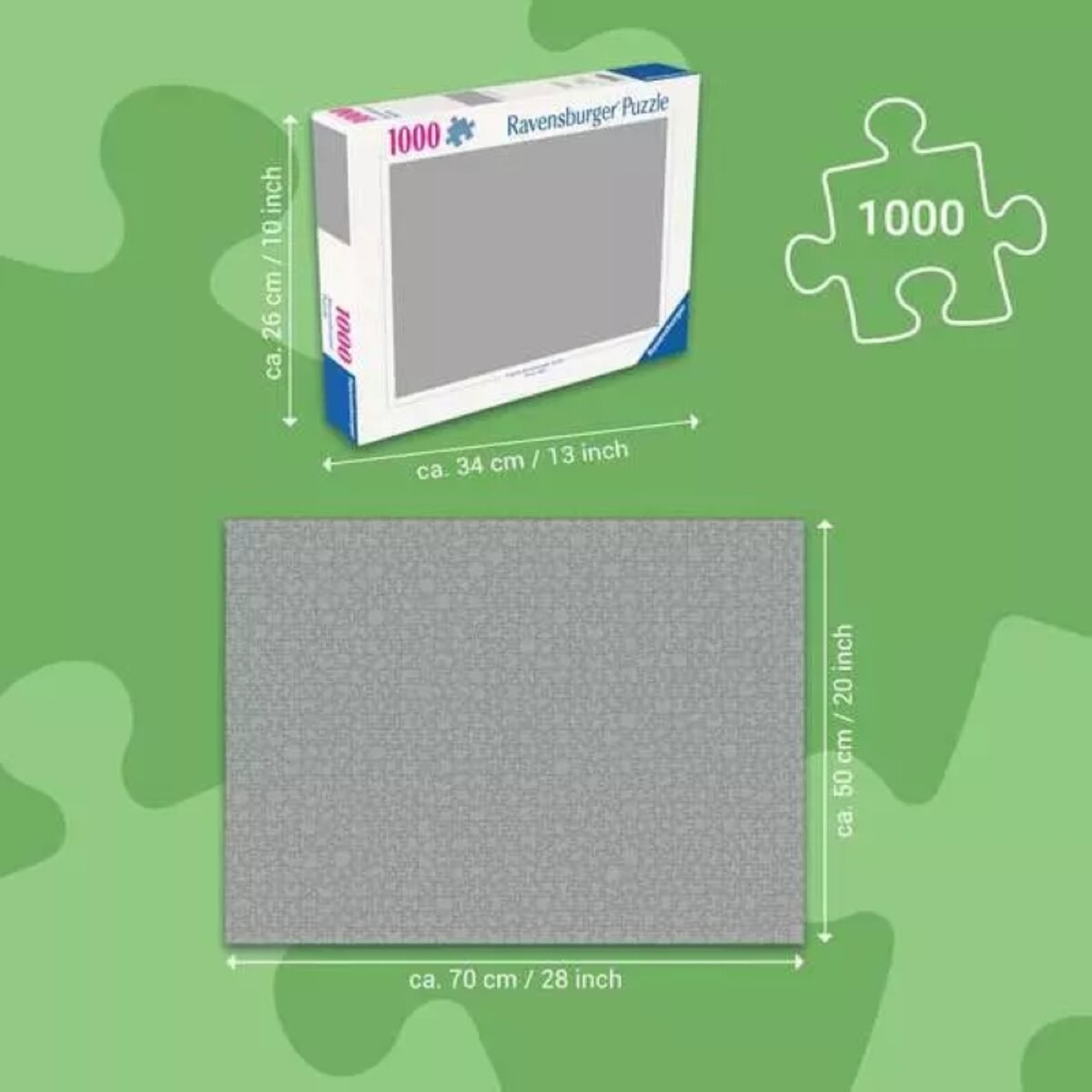 Ravensburger Puzzle 1000 Teile Alpenhaus Graffito Beelitzer Heilstätten 70 x 50 cm