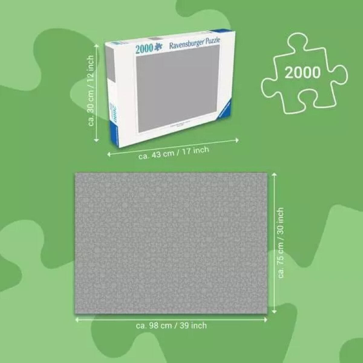 Ravensburger Puzzle 2000 Teile Cumulus Epos 98 x 75 cm