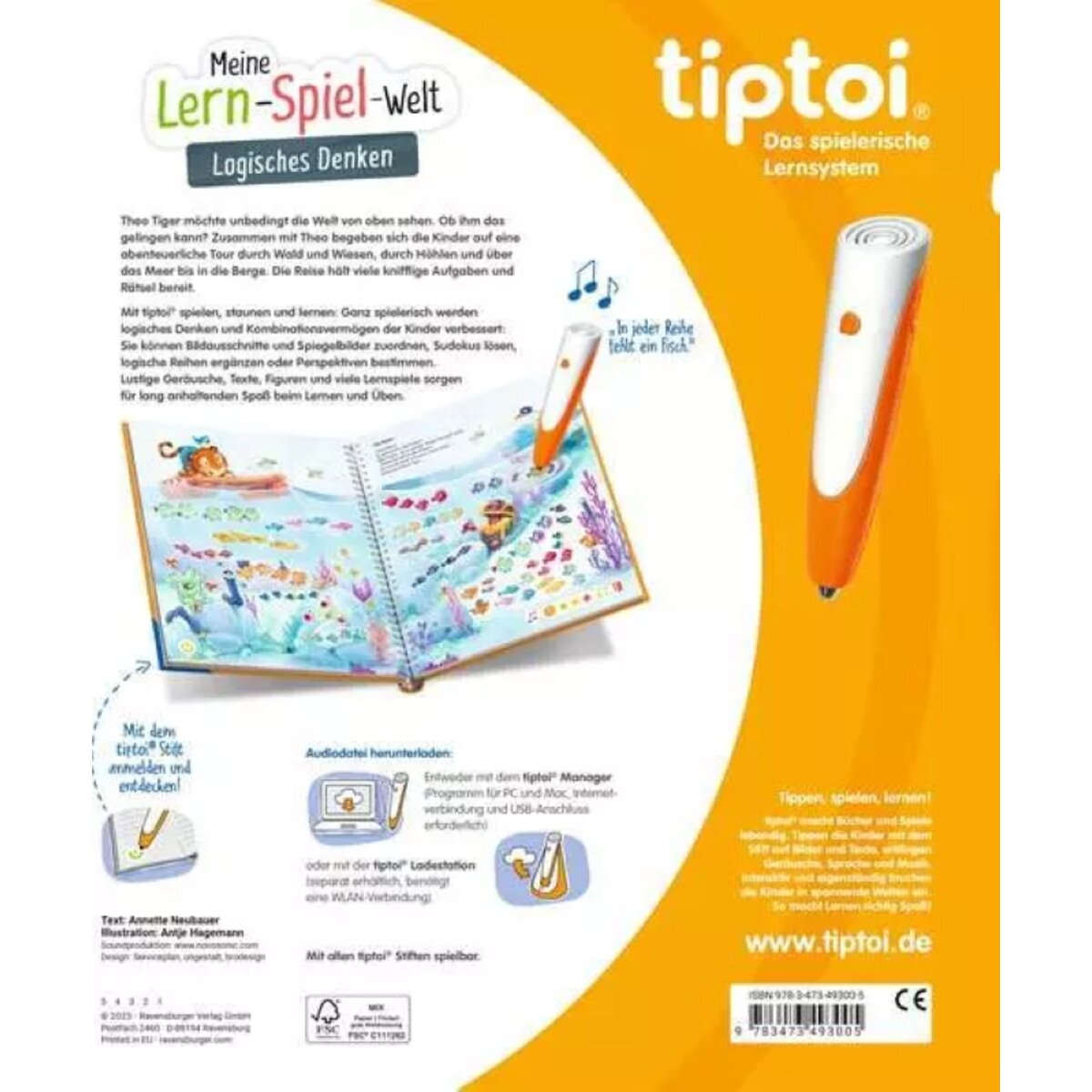 Ravensburger tiptoi Meine Lern-Spiel-Welt Logisches Denken