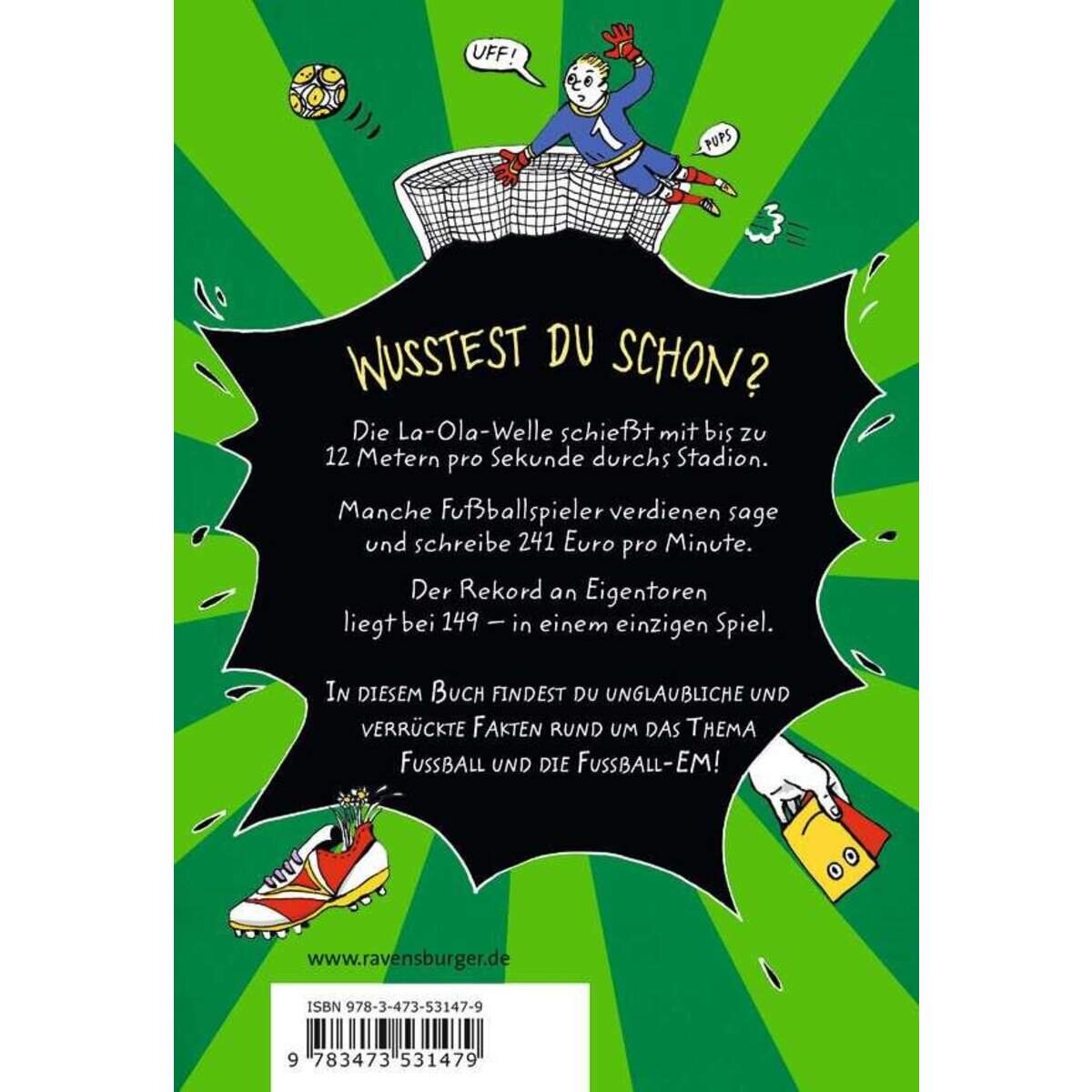 Ravensburger Verrückte Fakten für coole Jungs. Fußball-Edition