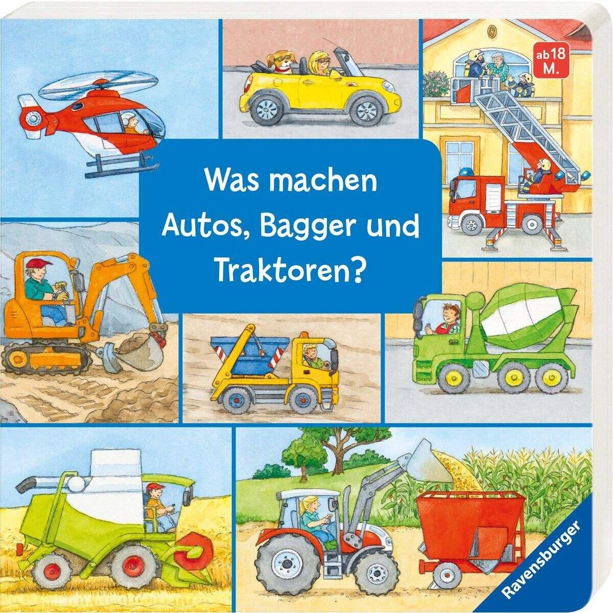 Ravensburger Was machen Autos, Bagger und Traktoren?