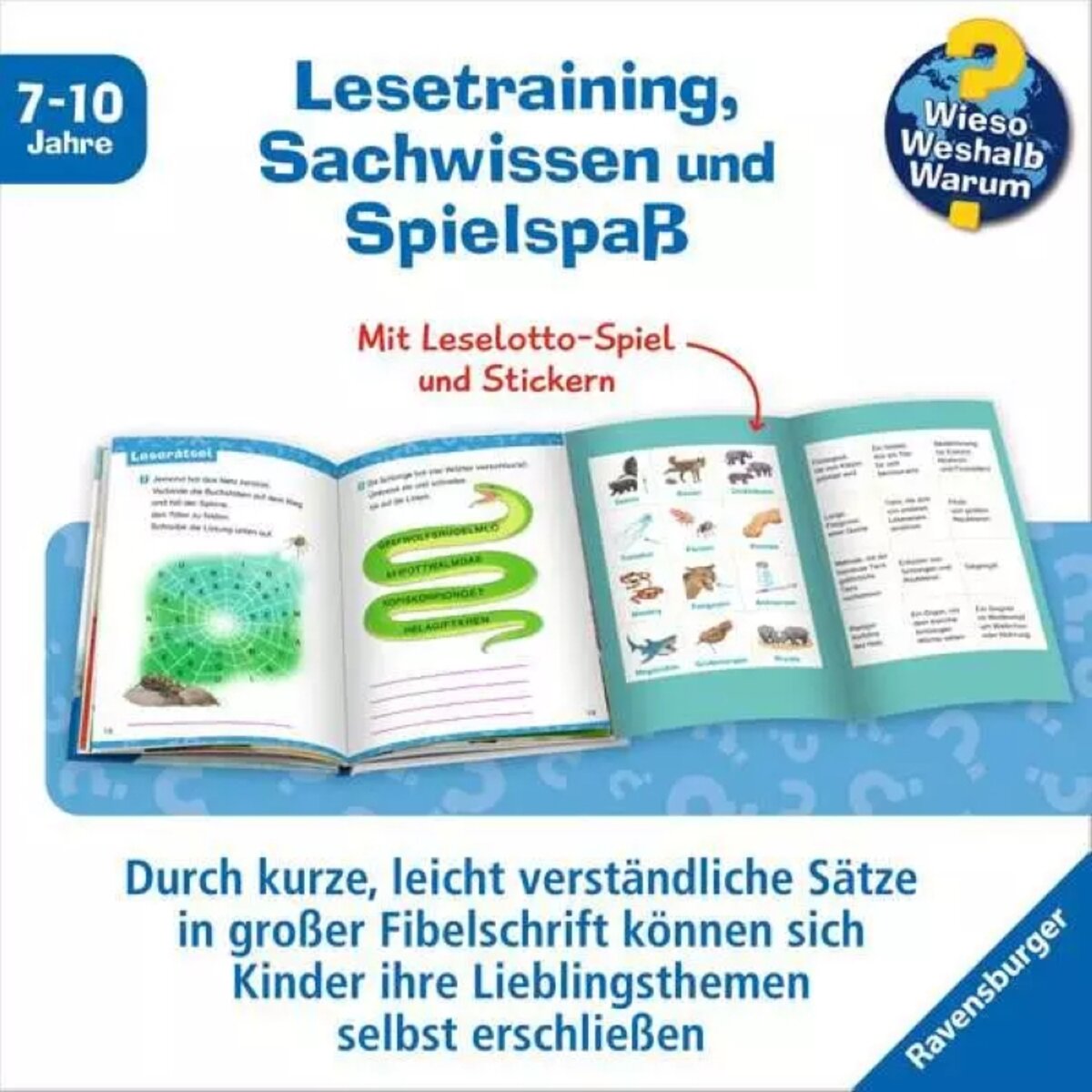 Ravensburger Wieso? Weshalb? Warum? Erstleser, Band 16 - Gefährliche Tiere