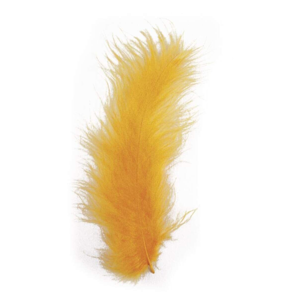 Rayher Hobby Flauschfeder mais, 15 Stück