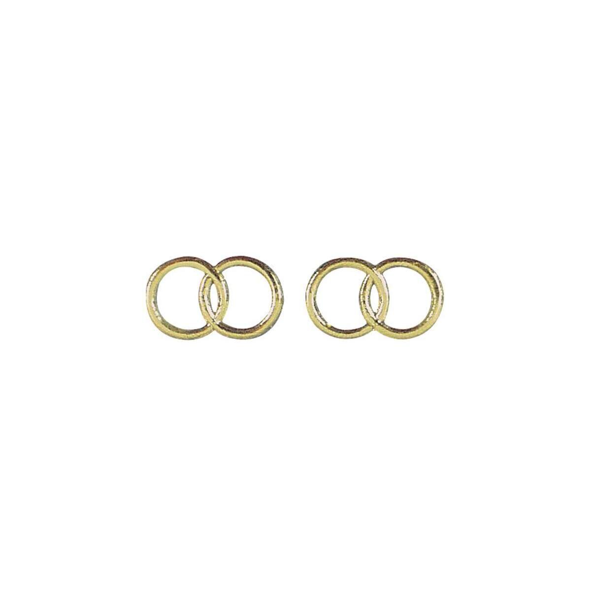 Rayher Wachsmotiv Eheringe gold, 2,5cm