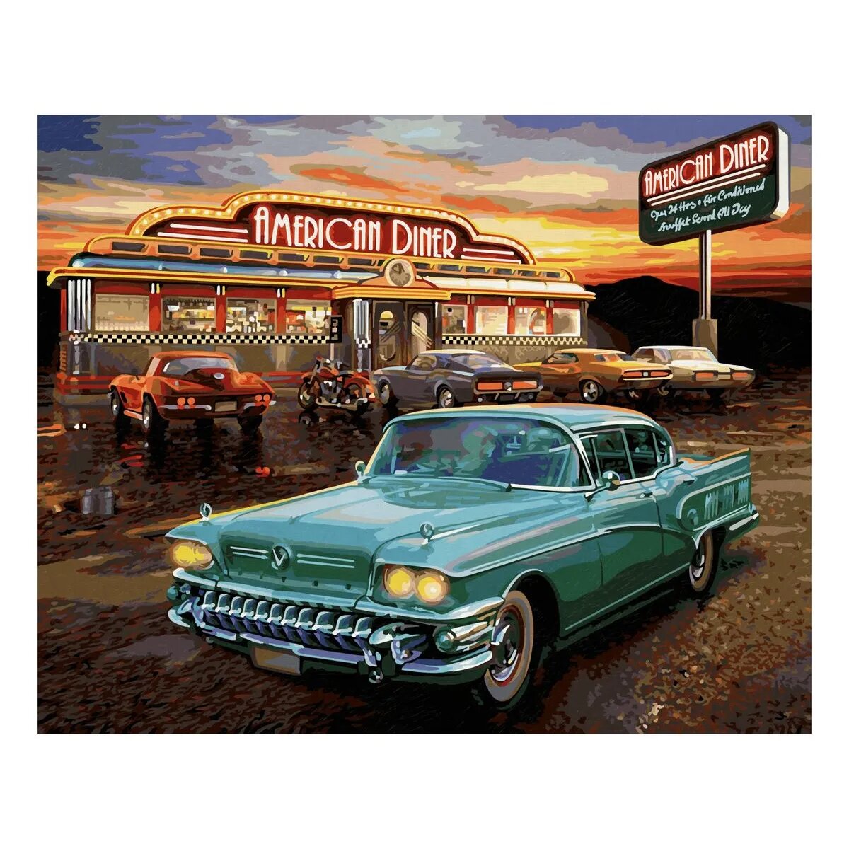 Schipper Malen nach Zahlen - American Diner