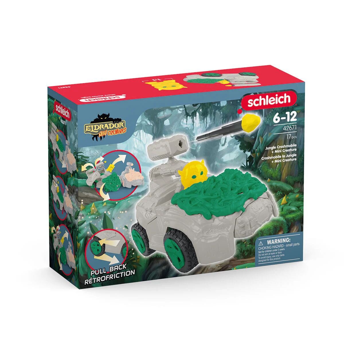 Schleich® 42669 Eldrador® Dschungel-Crashmobil mit Mini Cretaure