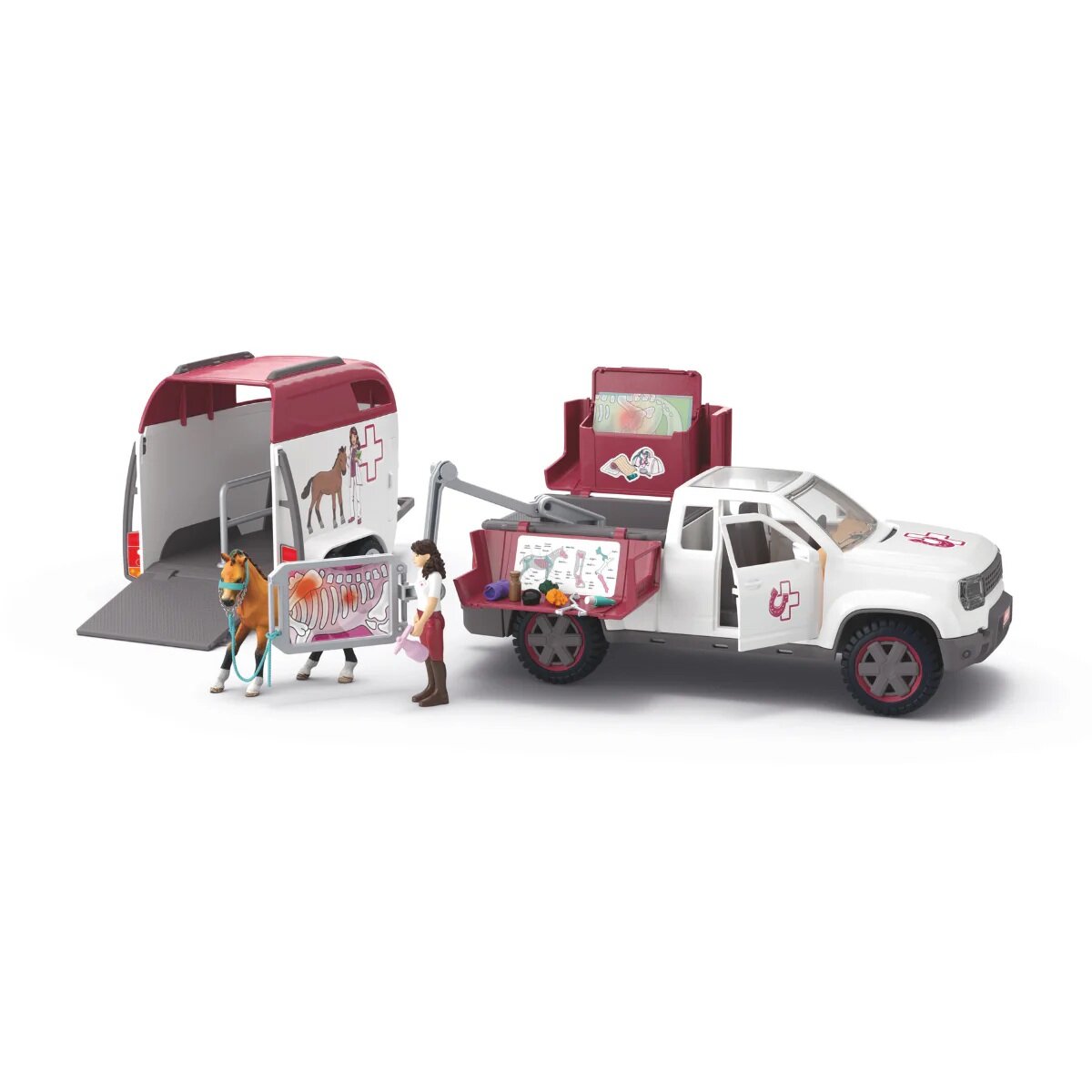 Schleich® 42704 Horse Club Mobile Tierärztin mit Anhänger