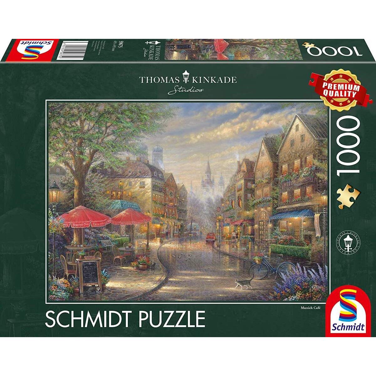 Schmidt Spiele Puzzle - Cafe in München, 1000 Teile