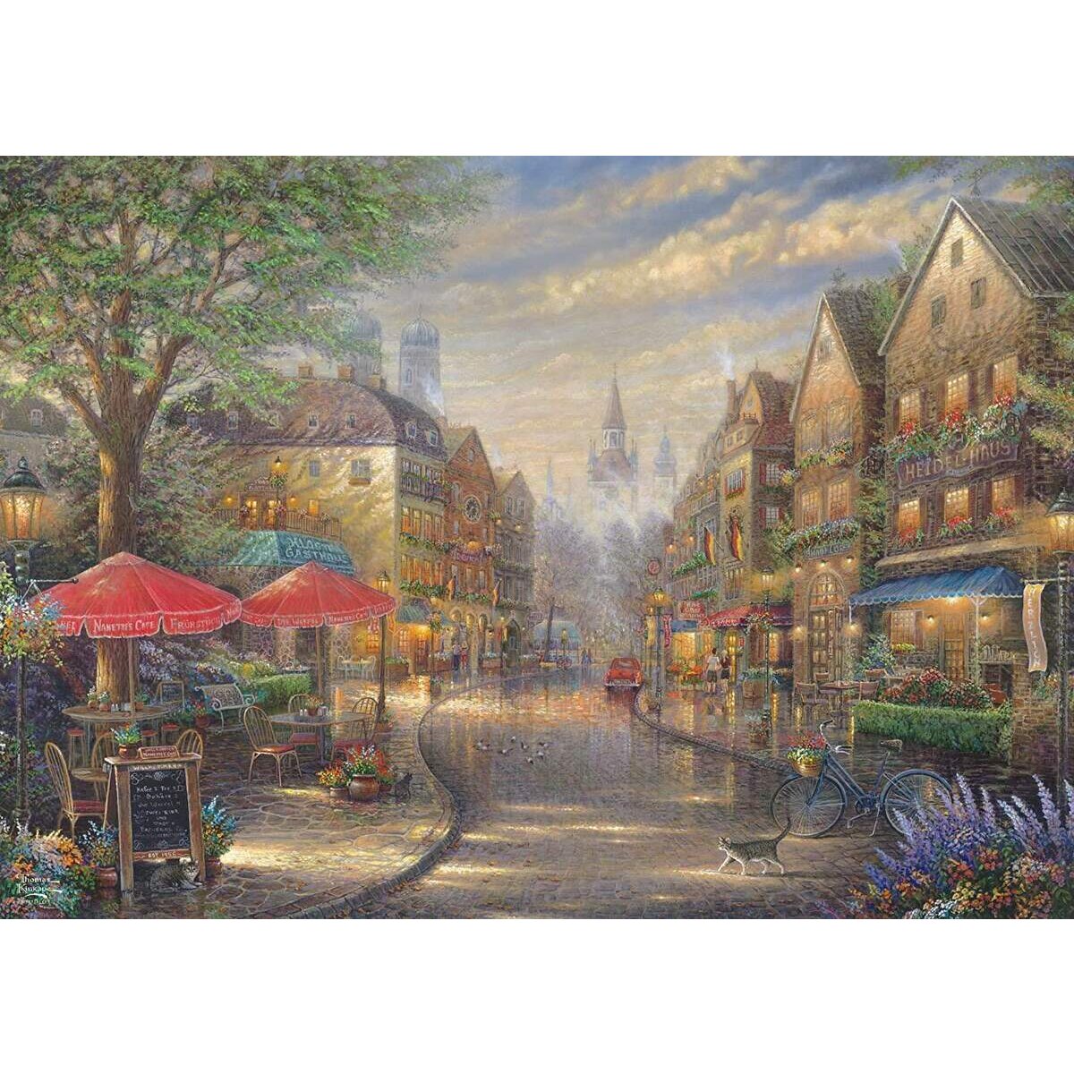 Schmidt Spiele Puzzle - Cafe in München, 1000 Teile