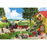 Schmidt Spiele Puzzle - Heueinfahrt auf dem Bauernhof mit 2 Schleich®figuren 60 Teile