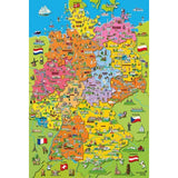 Schmidt Spiele KinderPuzzle - Deutschlandkarte mit Bildern, 200 Teile