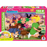 Schmidt Spiele Puzzle - Bibi Blocksberg: Hexenrennen, 150 Teile, Eco-Friendly, Gras Kinderpuzzle