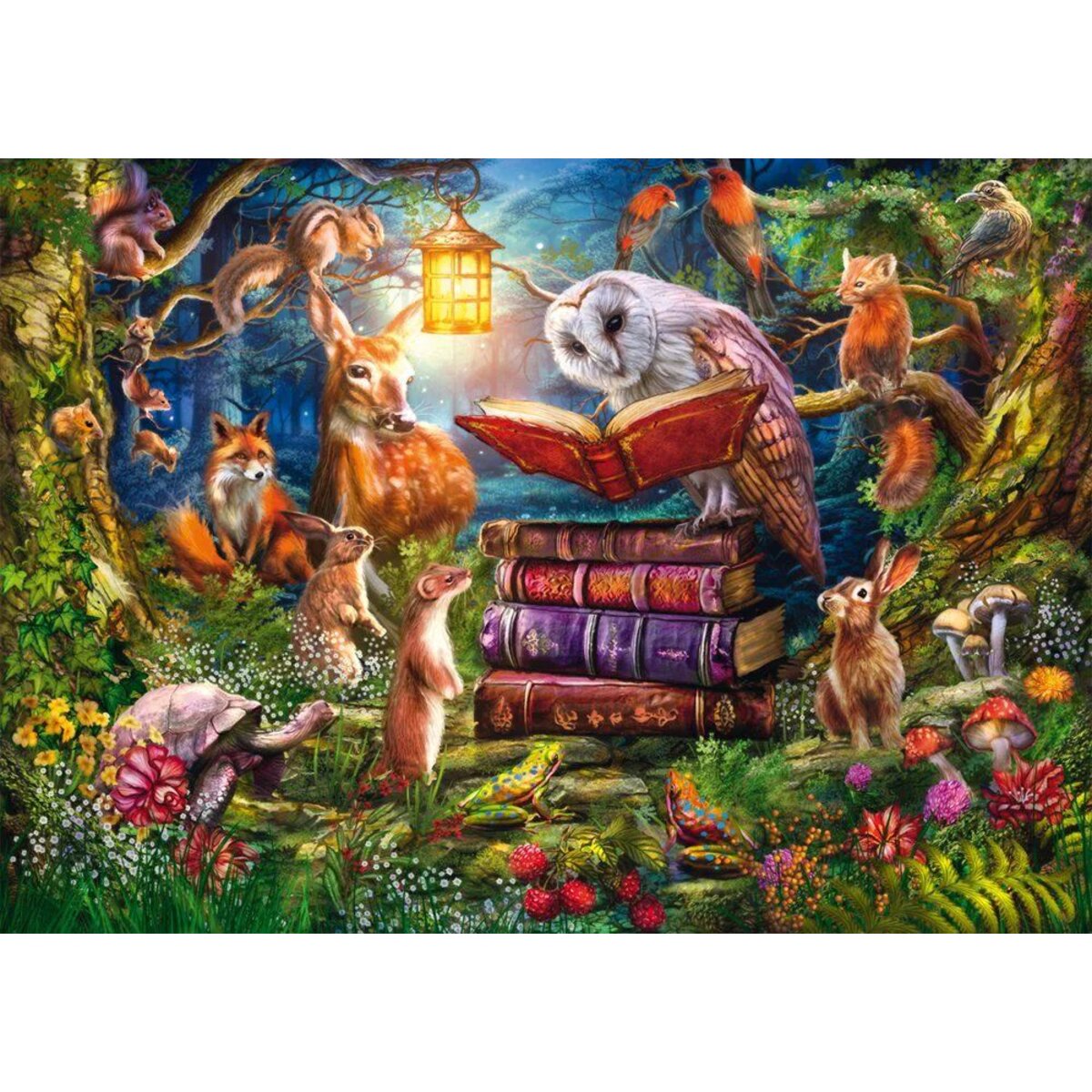 Schmidt Spiele Puzzle - Waldgeschichten zur Nacht, 1000 Teile